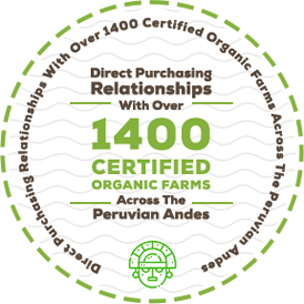 Direct Purchasing Relationships With Over 1400 Certified Organic Farms Across The Peruvian Andes